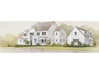 Watercolor rendering of a charming two-story home with multiple gables and a detached garage at 1210 Mayfield Rd, Milton, GA 30009