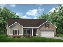 Inviting one-story home with a brick and vinyl exterior, complemented by a well-manicured lawn and landscaping at 145 Silver Leaf Trce, Douglasville, GA 30134
