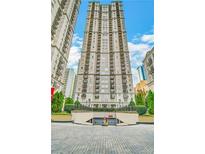 Stunning high-rise building showing the parking deck and elegant architecture at 195 14Th Ne St # Ts8, Atlanta, GA 30309