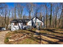 Charming one-story home with a cozy front porch and well-maintained landscaping at 387 Pine Trail, Canton, GA 30115