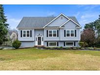 Charming two-story home featuring a well-manicured lawn and traditional architectural details at 3165 Pucketts Mill Rd, Buford, GA 30519