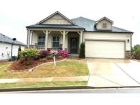 Charming single-story home with a well-manicured lawn and a two-car garage, perfect for a Gathering at 1061 Towne Mill Xing, Canton, GA 30114