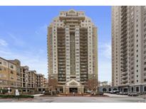 Luxury high-rise building with beautifully landscaped entrance in a desirable location at 795 Hammond Dr # 1405, Atlanta, GA 30328