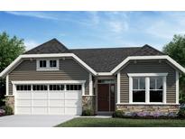 Charming single-story home featuring stone accents, a two-car garage, and a beautifully landscaped front yard at 33 Parkdale Ct, Dallas, GA 30157