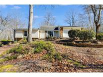 Charming single-story home with stone accents and a well-maintained front yard at 9760 Greenside Way, Douglasville, GA 30135