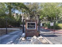 Gated entrance to The Highlands at Akers Mill provides security and privacy for residents at 1303 Highland Bluff Se Dr # 303, Atlanta, GA 30339