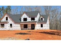 New home with gray roof and white walls, unfinished construction at 4850 Cool Springs Rd, Winston, GA 30187