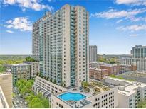 Luxury high rise condo with rooftop pool, beautiful views, and modern architecture at 860 Peachtree Ne St # 1511, Atlanta, GA 30308