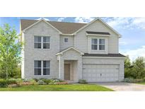 Charming two-story home with brick and siding exterior and well-manicured lawn at 217 Groveton Ct, Euharlee, GA 30145