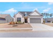 Charming one-story home boasts a well-manicured lawn and a two-car garage, perfect for suburban living at 100 Westchester Pass, Peachtree City, GA 30269