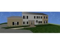 Rendering of a two-story home with a metal roof, dark window trim, and a manicured front lawn at 2650 Roswell Rd, Marietta, GA 30062