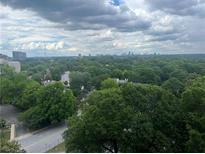 Expansive skyline views overlooking lush treescapes from a high vantage point at 145 15Th Ne St # 1015, Atlanta, GA 30309