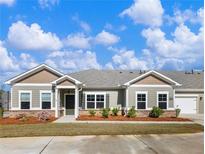 Charming single-story home with well-manicured landscaping, beautiful lawn and inviting curb appeal at 2959 Rambler Dr, Loganville, GA 30052