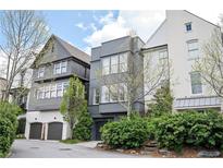 Charming townhomes featuring varied architectural styles and well-maintained landscaping at 588 Bismark Ne Rd, Atlanta, GA 30324