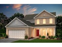 Charming two-story home boasts manicured landscaping, a two-car garage, and a classic brick facade at 328 Foxglove Way, Mcdonough, GA 30253