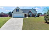 Charming single-Gathering home with a well-manicured lawn and a two-car garage at 502 Owens Springs Ln, Mcdonough, GA 30252