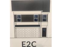 New construction home exterior elevation, featuring a two-car garage and modern design at , Union City, GA 30349