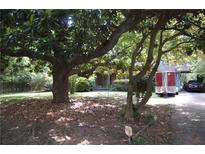 Charming home with mature trees and a lush front lawn, partially obscuring the brick facade at 5170 Chamblee Dunwoody Rd, Atlanta, GA 30338