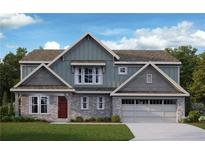 Charming two-story home showcasing a brick and siding facade, complemented by a well-manicured lawn at 294 Pickens Bluff Ln, Hiram, GA 30141