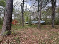 Charming home nestled among trees with a pop of red color among the trees at 2932 Highway 20 Se, Conyers, GA 30013