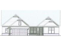 Charming single-story home with symmetrical gables, welcoming entry, and an attached two-car garage at 235 Laurel Vista Dr, Canton, GA 30114