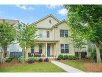 Charming two-story home with a well-manicured lawn and inviting front porch at 3219 Colchester St, Douglasville, GA 30135