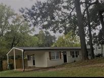 Charming single-story home with a covered carport and a freshly painted exterior, exuding curb appeal at 4324 Rocklane Dr, Conley, GA 30288