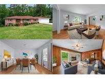 Charming brick home with a lush green lawn and mature trees, offering great curb appeal at 2655 Hayden Dr, East Point, GA 30344