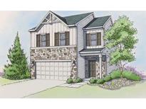 Charming two-story home featuring stone accents, vertical siding, and a two-car garage at 2693 Jordan Ln, Lithia Springs, GA 30122