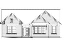 Charming single-story home features symmetrical gables, a covered entry, and several windows for ample natural light at 204 Aspen Way, Dallas, GA 30157