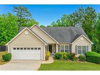 Charming ranch-style home with a well-manicured lawn and an attached two-car garage at 4219 David Austin Ct, Snellville, GA 30039