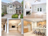 Property collage featuring the home's exterior, living room, dining room, and kitchen at 4230 Glen Vista Ct, Duluth, GA 30097