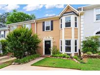 Charming townhouse with bay windows and a manicured front yard at 4971 Jenny Dr, Acworth, GA 30101