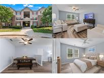 Inviting apartment building with manicured lawn, red shutters, and brick accents at 16104 Waldrop Cv, Decatur, GA 30034