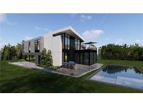 Stunning modern home with a sleek design, an outdoor bar and a refreshing pool at 2380 Greenglade Ne Rd, Atlanta, GA 30345