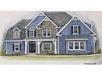 Charming two-story home featuring a stone facade, dormer windows, and a covered front porch at 169 West Lake Blvd, Carrollton, GA 30116