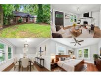Collage featuring the home's exterior, living room, dining room, and Primary bedroom at 944 Deckner Sw Ave, Atlanta, GA 30310