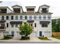 Modern townhomes with individual garages and balconies offer stylish urban living at 1196 Wylie Se St, Atlanta, GA 30316