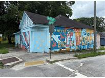 Artistically painted building at the corner of North Ave and English Street at 562 English Nw Ave, Atlanta, GA 30318