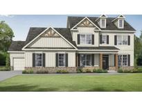 Charming two-story home with board and batten siding, a well-manicured lawn, and inviting front porch at 1285 Pj East Rd, Covington, GA 30014