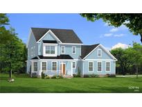 Charming two-story home with a welcoming front porch and professionally landscaped yard at 4057 Andover Cir, Mcdonough, GA 30252