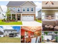 Beautiful two-story home with attached two-car garage, manicured lawn, and inviting curb appeal at 13568 Scenic Pkwy, Covington, GA 30014
