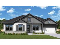 Inviting single-story home with stone accents, neutral colors, manicured lawn, and a two-car garage at 568 Barnfield Way, Dallas, GA 30157