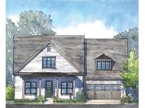 Charming new construction home showcasing a blend of modern design and classic architectural elements at 5305 Memento Trace, Cumming, GA 30040