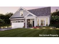 Charming single-Gathering home featuring stone accents, a two-car garage, and professionally landscaped front yard at 3442 Fishpond Cir, Dacula, GA 30019
