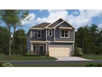 Charming two-story home featuring durable siding, a front-entry garage, and a welcoming entrance at 1404 Hunter Trl, Acworth, GA 30102