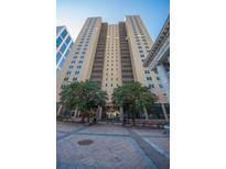 Stunning high-rise building with modern architecture and mature landscaping at 300 Peachtree Ne St # 11C, Atlanta, GA 30308