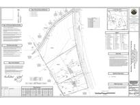 Detailed land survey map for the property with topography, boundaries, and reference points at 1694 Herrington Rd, Lawrenceville, GA 30043