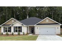 Charming one-story home with a manicured lawn, two-car garage, and attractive landscaping at 5311 Tuscany Dr, Douglasville, GA 30135