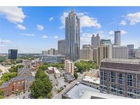 Atlanta skyline view of buildings with architectural features and city views at 400 W Peachtree St # 2108, Atlanta, GA 30308